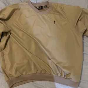 Beige colored sweater good for outdoor and indoor activities